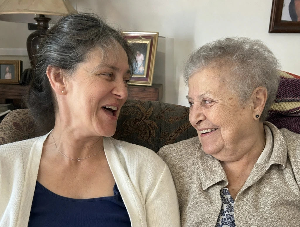 An older parent at home